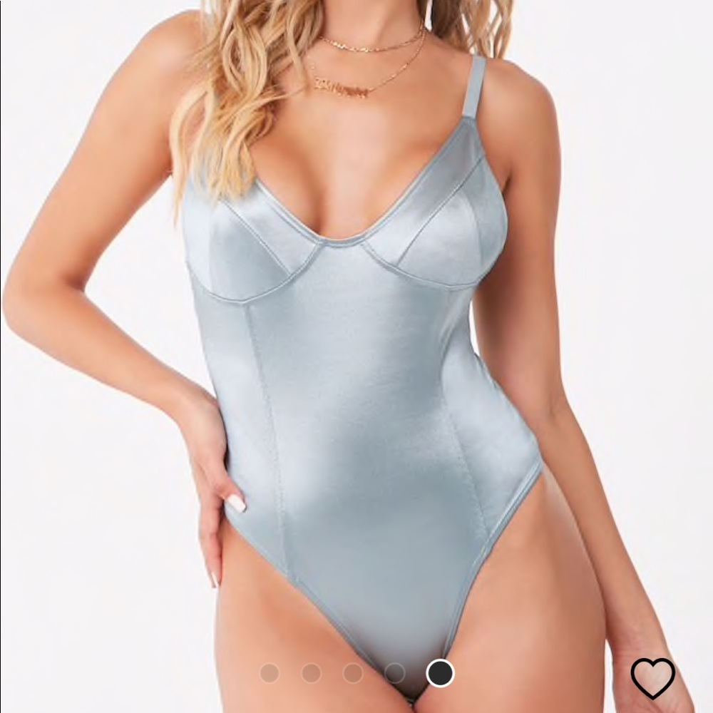 Satin bodysuit